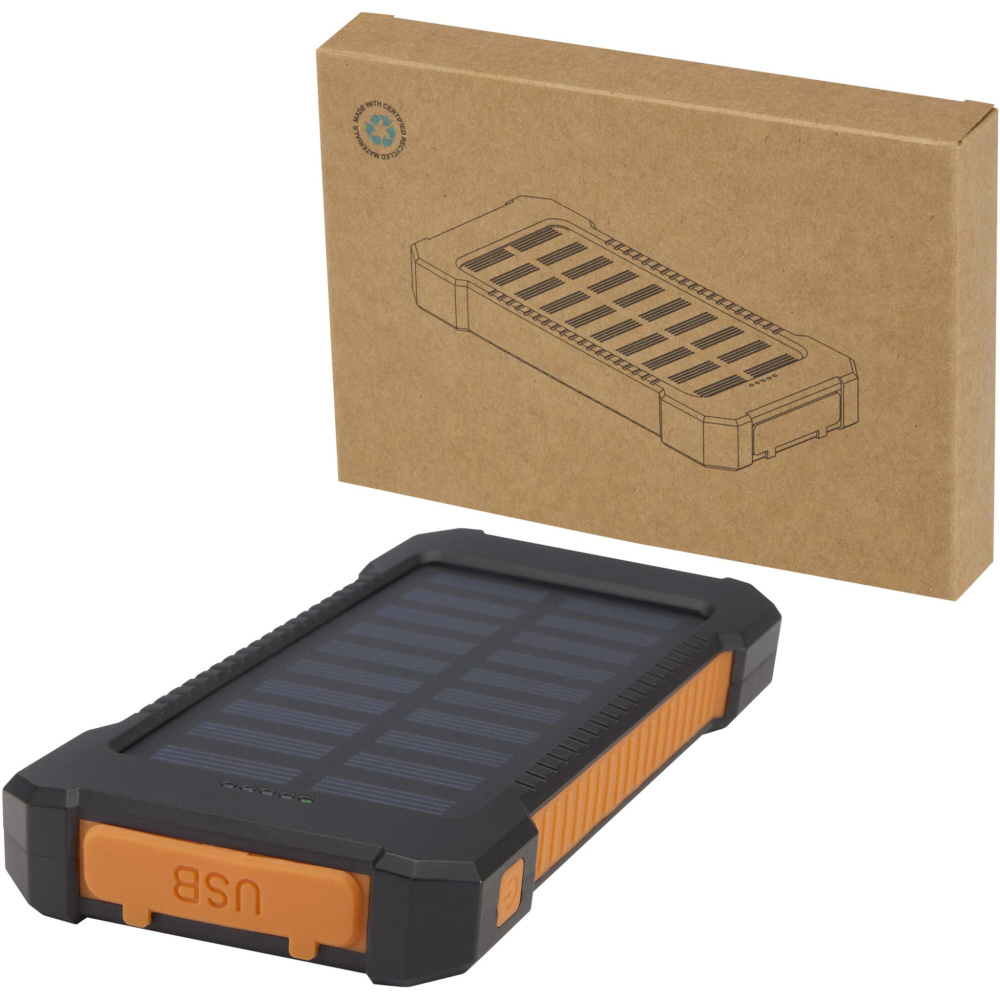 Logotrade firmakingitused pilt: Altair 5000 mAh 10W päikesepatareiga akupank
